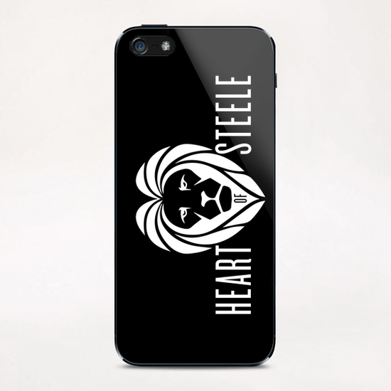 Heart of Steele (White) iPhone & iPod Skin by bthwing