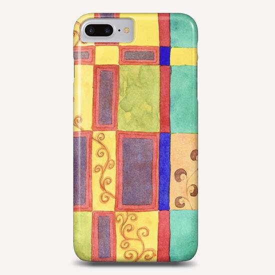 Under Water Impression in Rectangles Phone Case by Heidi Capitaine