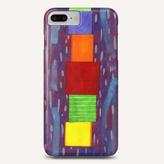 Colorful piled Cubes within free Painting Phone Case by Heidi Capitaine