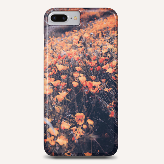 blooming yellow poppy flower field in California, USA Phone Case by Timmy333