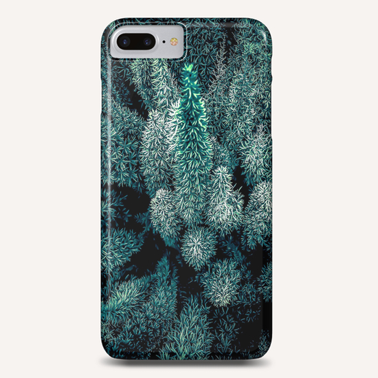 closeup green plant texture abstract background Phone Case by Timmy333