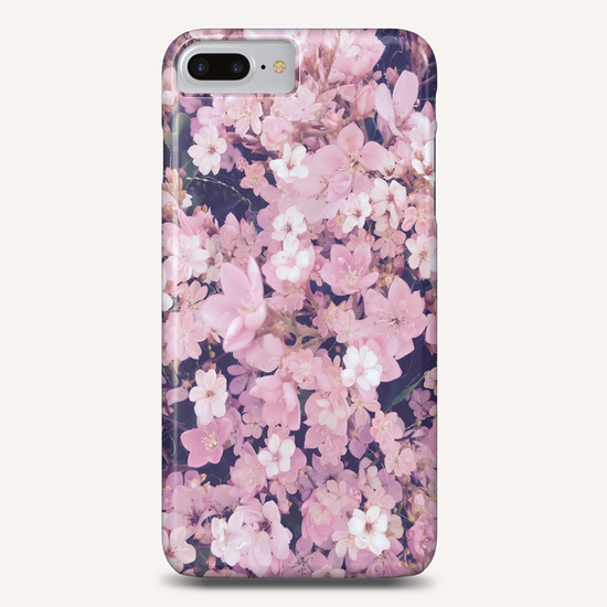 blossom blooming pink flower texture pattern abstract background Phone Case by Timmy333