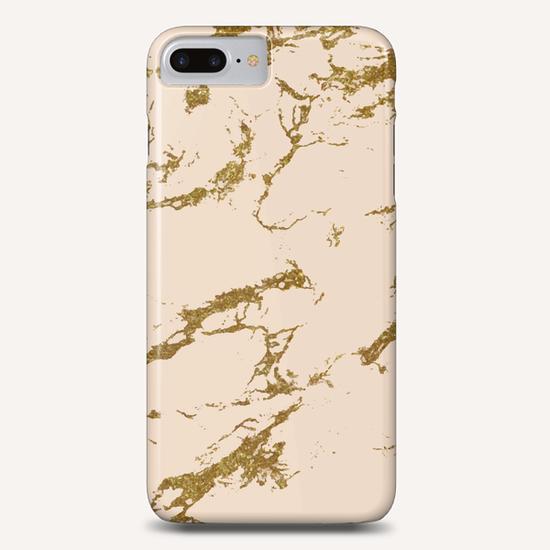 Blush & Gold Marble Phone Case by Uma Gokhale