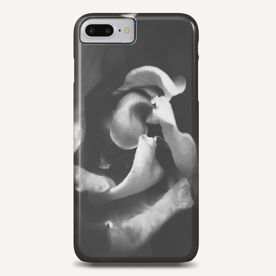 closeup rose in black and white Phone Case by Timmy333