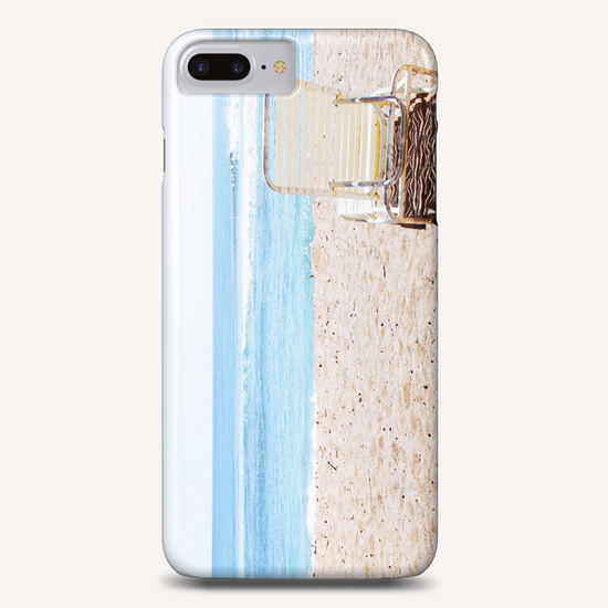 sandy beach with blue water in summer Phone Case by Timmy333