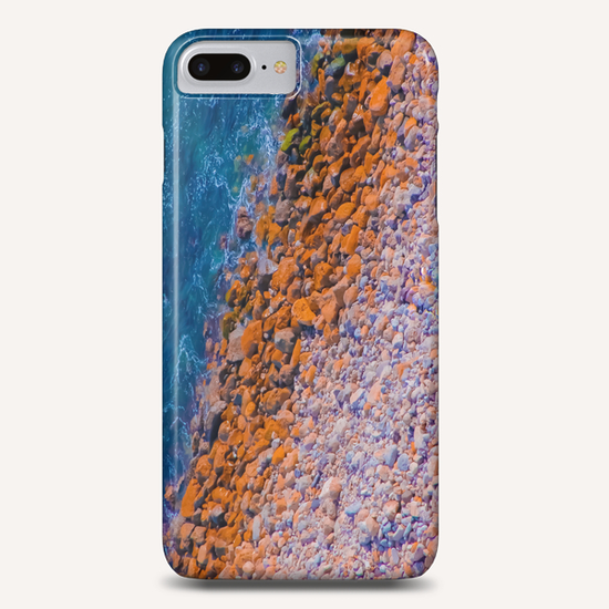 ocean with blue water and rock in summer Phone Case by Timmy333