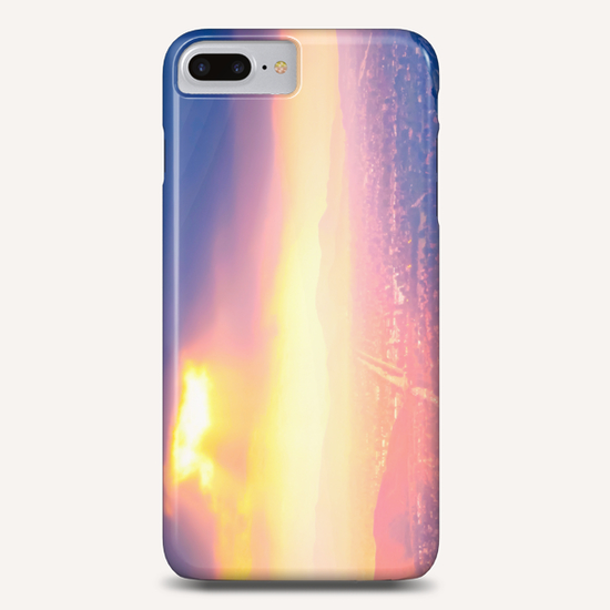 light of the sunset sky over the city in summer Phone Case by Timmy333