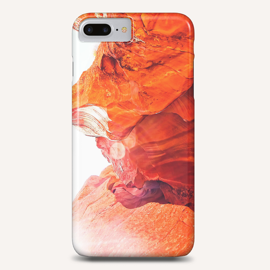 texture of the orange rock and stone at Antelope Canyon, USA Phone Case by Timmy333
