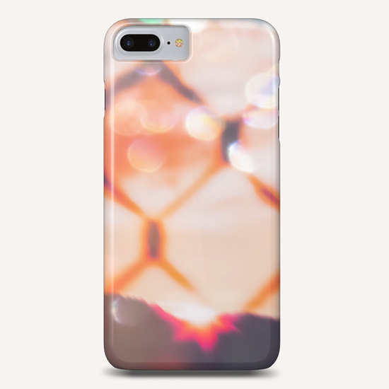 summer sunset sky over the mountain with bokeh light abstract Phone Case by Timmy333