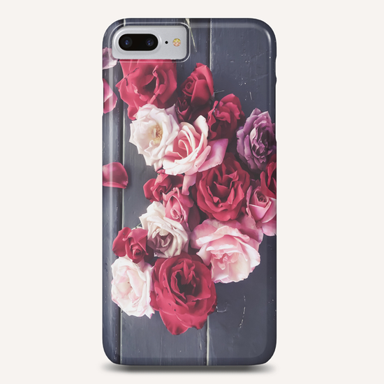 red and pink rose in the heart shape  Phone Case by Timmy333