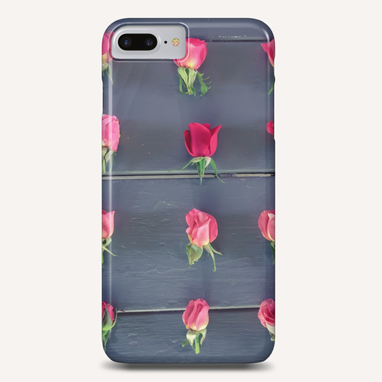 pink roses and red rose on the table Phone Case by Timmy333