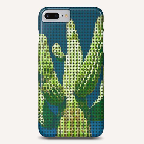 Cactus circle Phone Case by Vic Storia