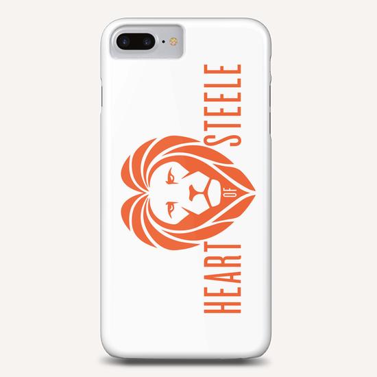 Heart of Steele (Orange) Phone Case by bthwing