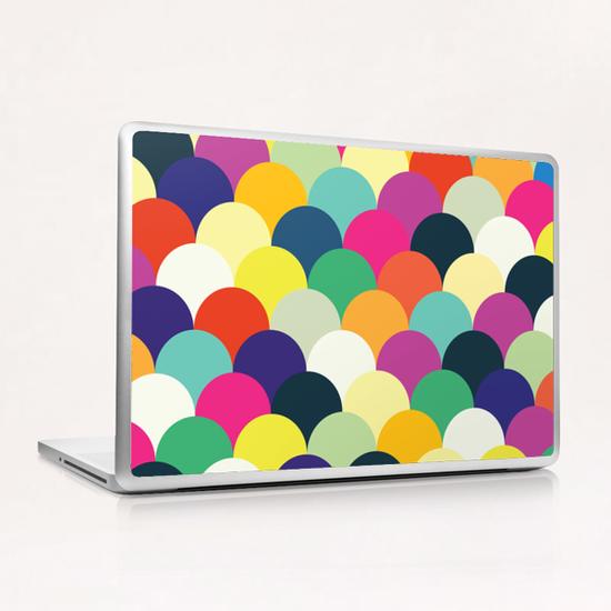 Colorful Circles  Laptop & iPad Skin by Amir Faysal