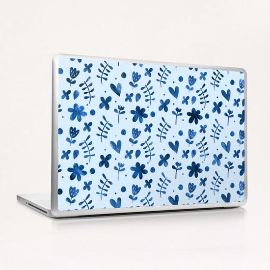 LOVELY FLORAL PATTERN #4 Laptop & iPad Skin by Amir Faysal