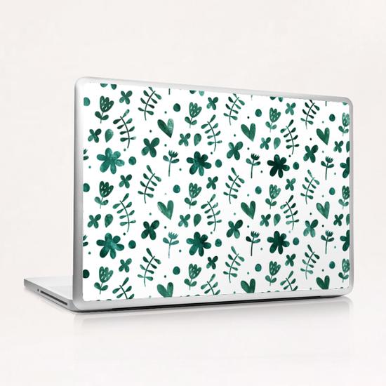 LOVELY FLORAL PATTERN #8 Laptop & iPad Skin by Amir Faysal