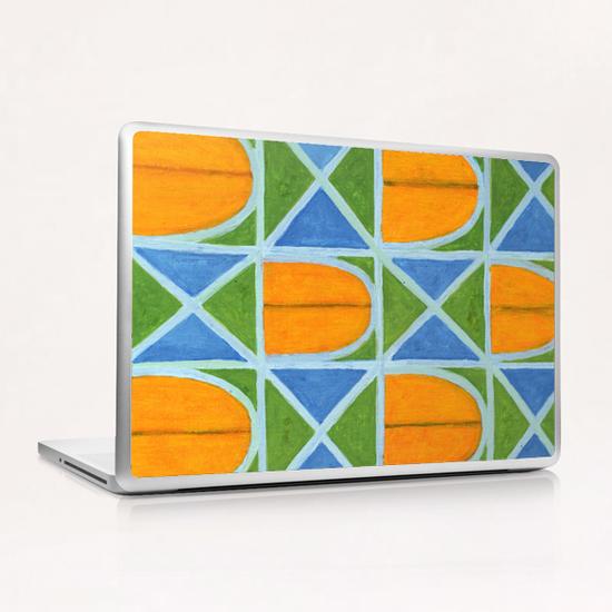 Lighted Arched Windows Pattern  Laptop & iPad Skin by Heidi Capitaine