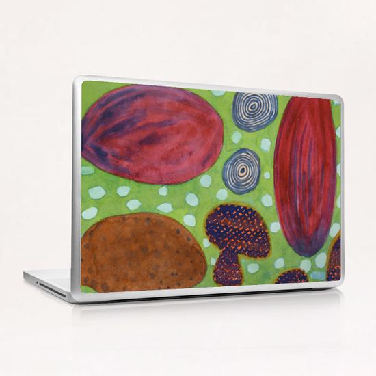 Still Life Pattern with Onions  Laptop & iPad Skin by Heidi Capitaine