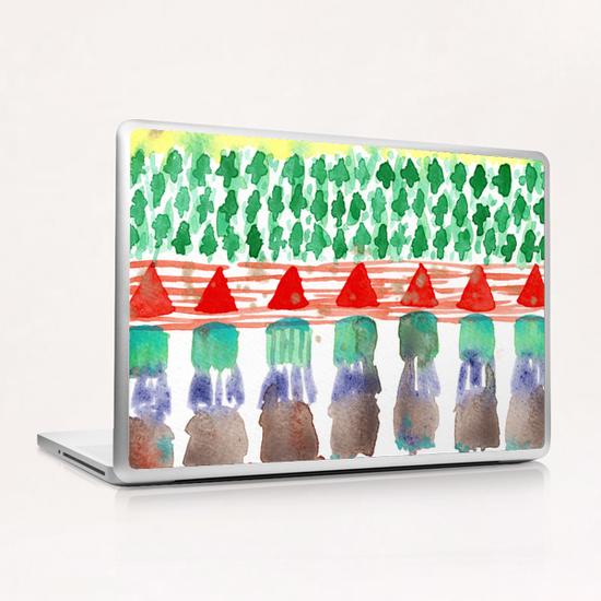 Snowy Landscape  Laptop & iPad Skin by Heidi Capitaine