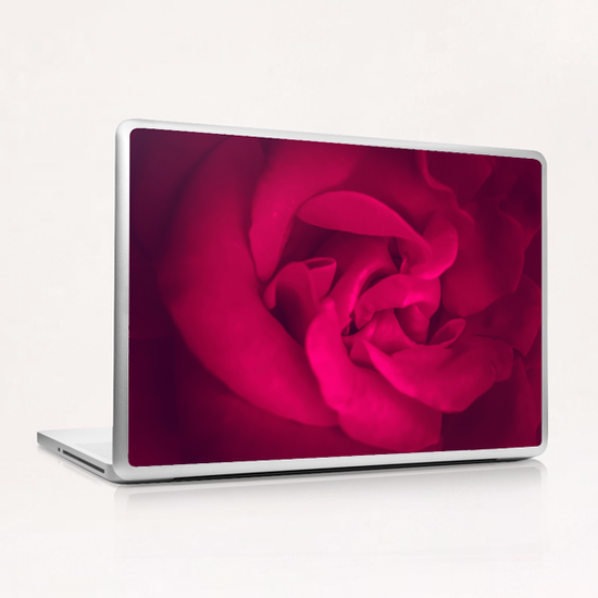 fresh and blooming red rose Laptop & iPad Skin by Timmy333