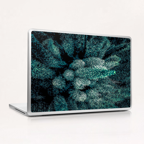 closeup green plant texture abstract background Laptop & iPad Skin by Timmy333