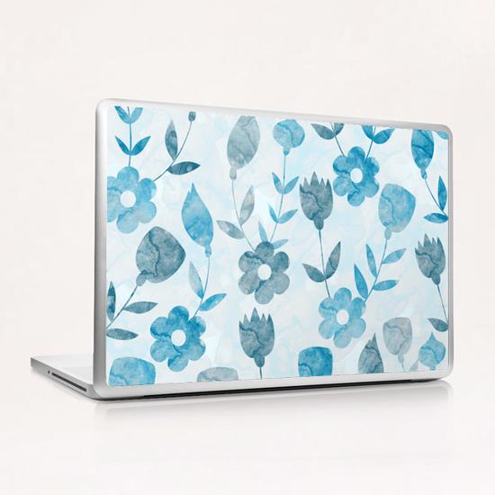 LOVELY FLORAL PATTERN X 0.8 Laptop & iPad Skin by Amir Faysal