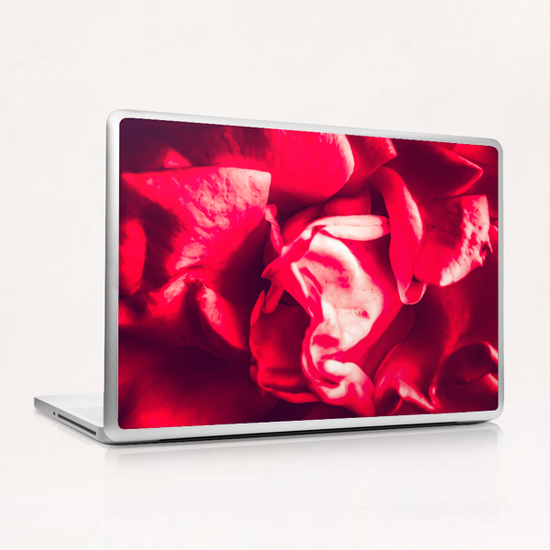 red rose background Laptop & iPad Skin by Timmy333