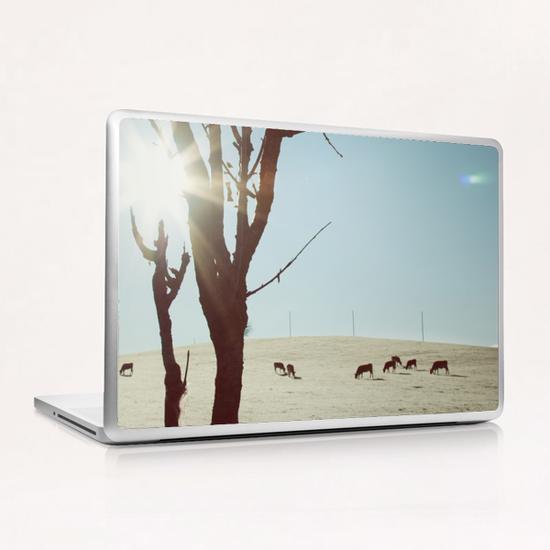 Tree and Cows Laptop & iPad Skin by Salvatore Russolillo