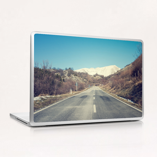 Road with Mountain Laptop & iPad Skin by Salvatore Russolillo