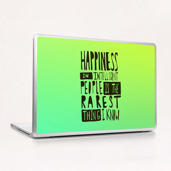 Happiness Laptop & iPad Skin by Leah Flores