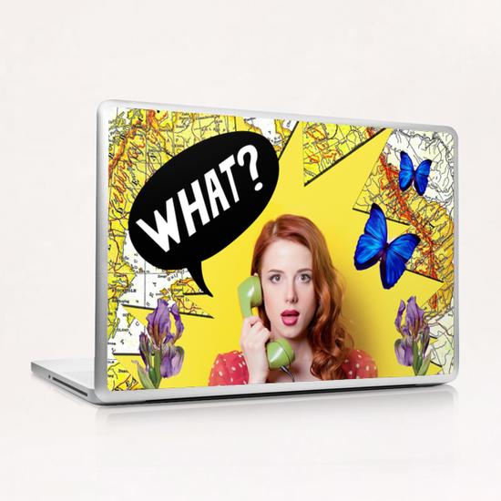 WHAT Laptop & iPad Skin by GloriaSanchez