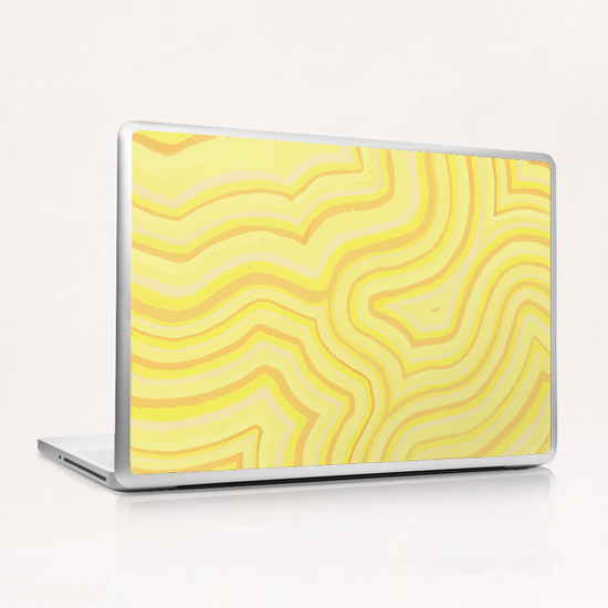 Yellow Color Burst Laptop & iPad Skin by ShinyJill