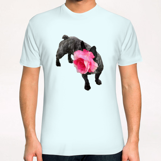Romantic French Bulldog T-Shirt by Ivailo K