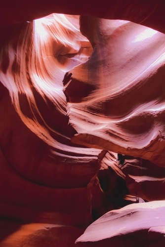 Orange color cave at Antelope Canyon Arizona USA Mural by Timmy333
