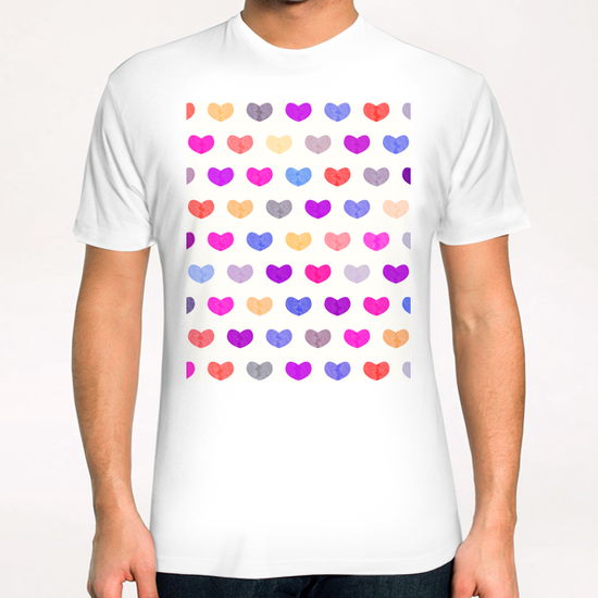 Cute Hearts #2 T-Shirt by Amir Faysal