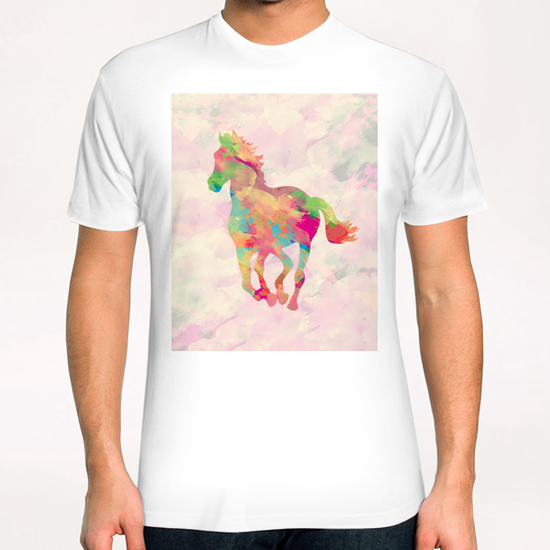 Abstract Horse  T-Shirt by Amir Faysal