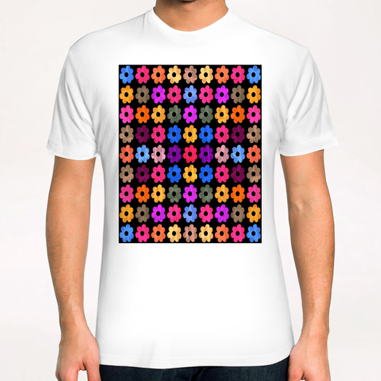 LOVELY FLORAL PATTERN X 0.17 T-Shirt by Amir Faysal