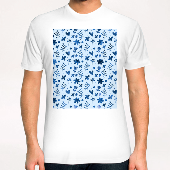 LOVELY FLORAL PATTERN #4 T-Shirt by Amir Faysal