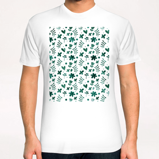 LOVELY FLORAL PATTERN #8 T-Shirt by Amir Faysal