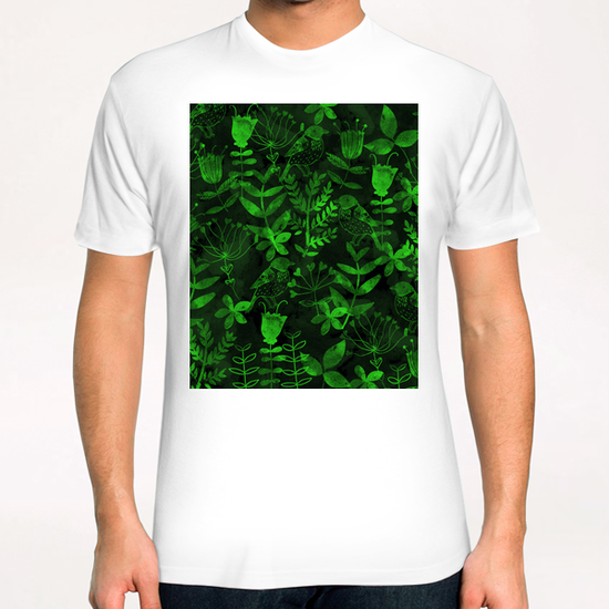 Abstract Botanical Garden  T-Shirt by Amir Faysal