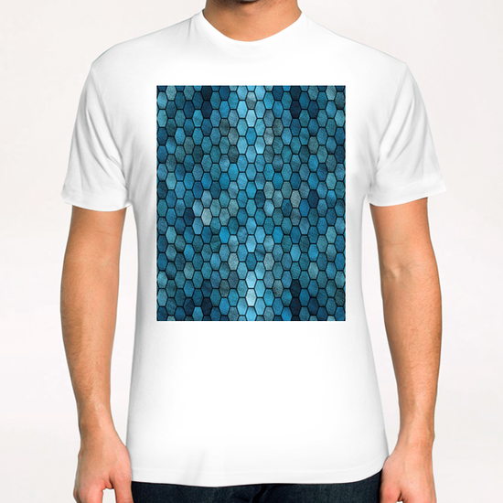 Glitters Honeycomb X 0.4 T-Shirt by Amir Faysal