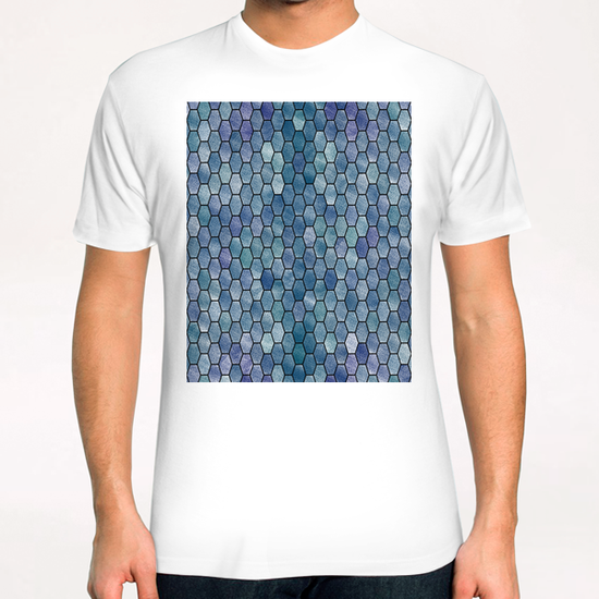 Glitters Honeycomb  T-Shirt by Amir Faysal