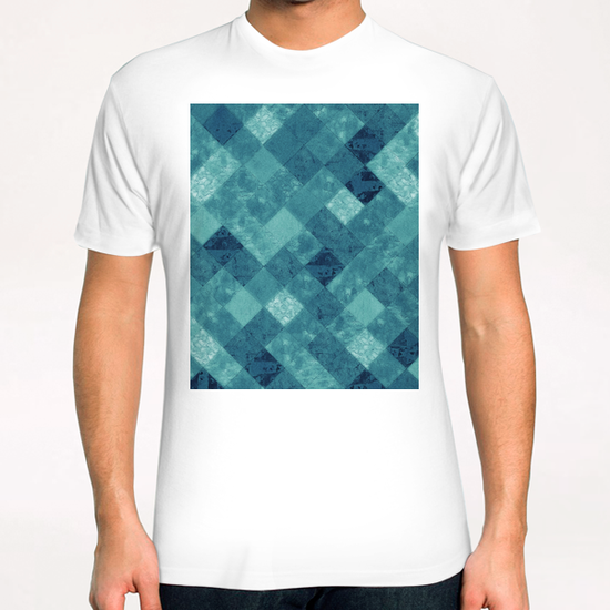 Abstract Geometric Background T-Shirt by Amir Faysal