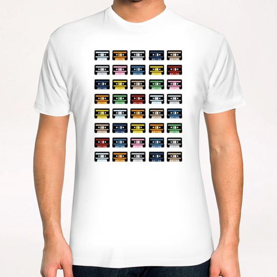 80 Tapes T-Shirt by Emeline Tate