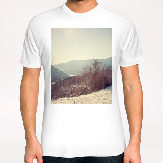 Mountains in the background II T-Shirt by Salvatore Russolillo