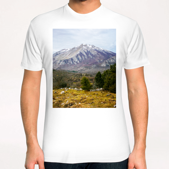 Mountains in the background X T-Shirt by Salvatore Russolillo