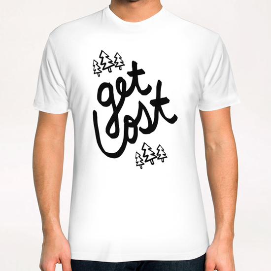 Get Lost - Muir Woods T-Shirt by Leah Flores